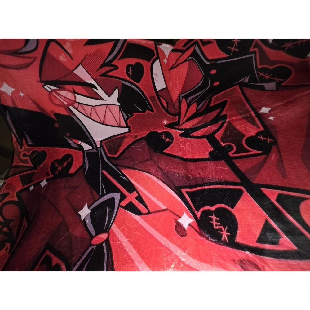 Alastor FLOOR Mat Desk Rug Matches Hazbin Hotel Pin-Up Alastor Valentine's 2024